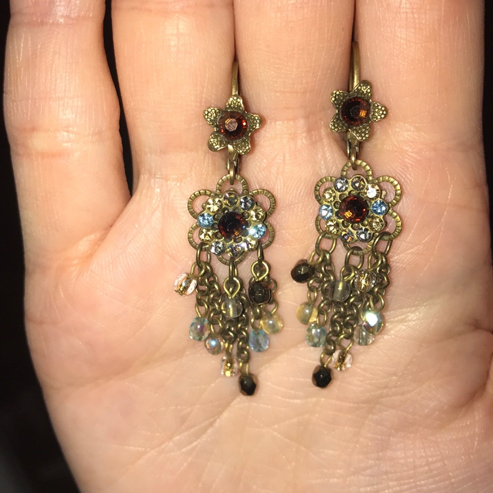Michal Negrin Chandelier Earrings